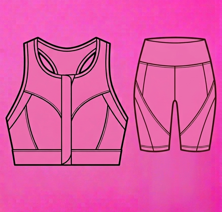 Yoga Set Shorts (black color set)